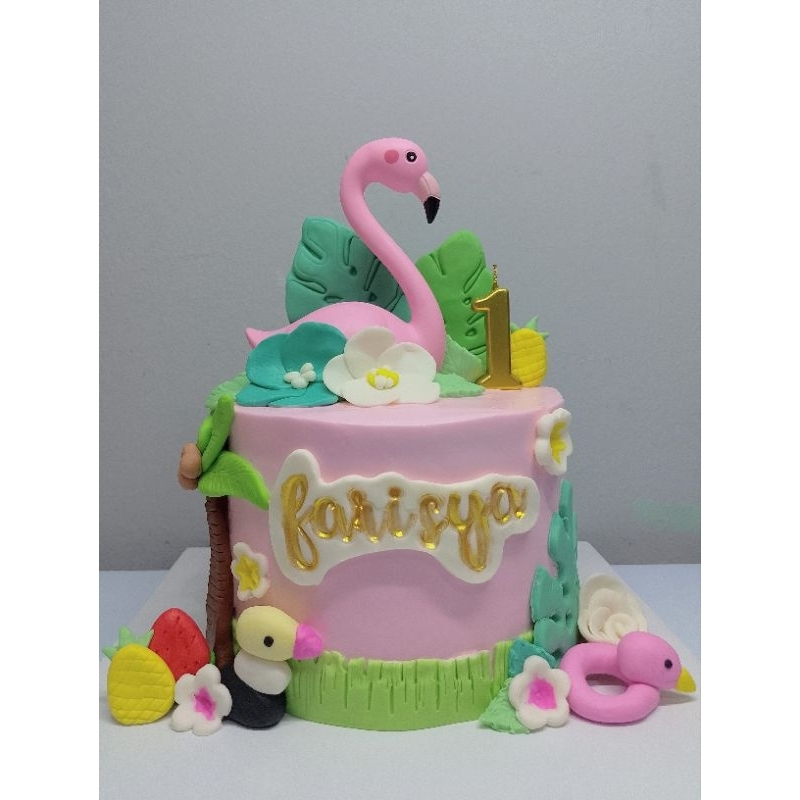 

Birthday cake Flamingo