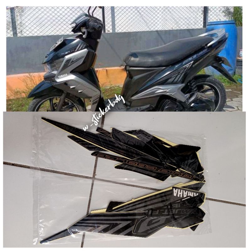 Striping Lis Stiker Yamaha Xeon GT  2014 Hitam