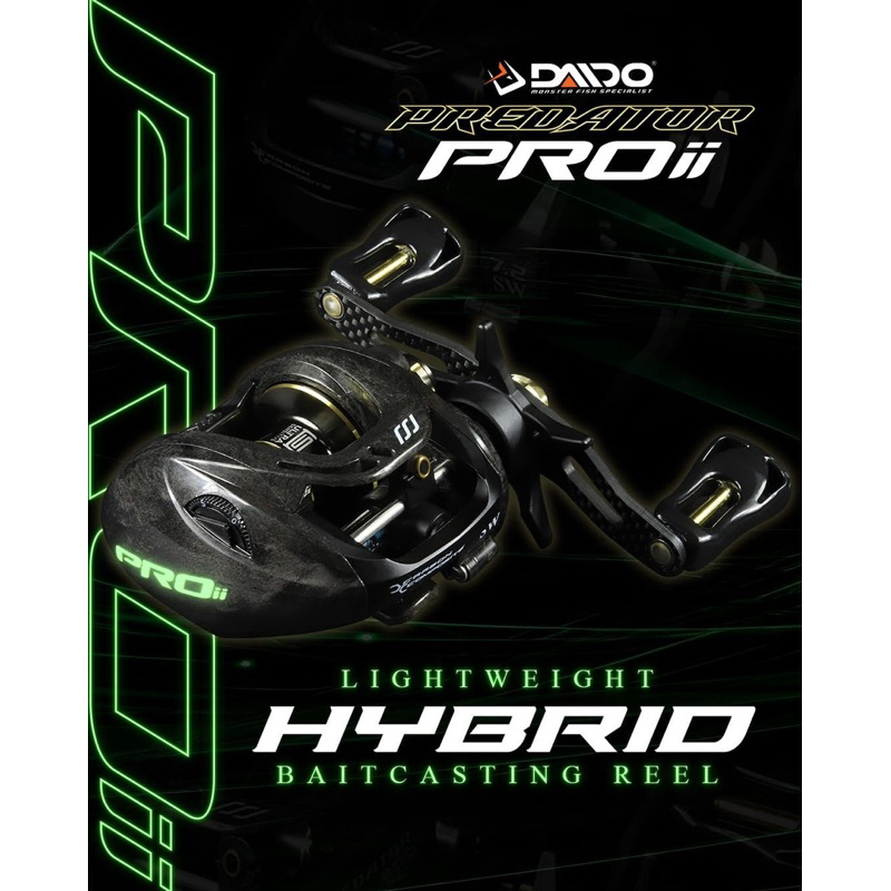 REEL DAIDO PREDATOR PRO GEN II 200SW-L BC BAITCASTING