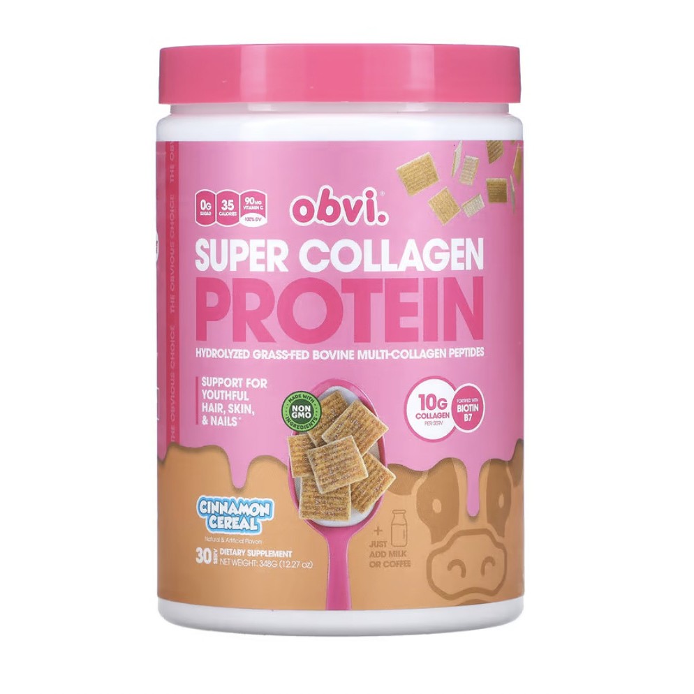 

Obvi Super Collagen Protein Cinnamon Cereal 348 g