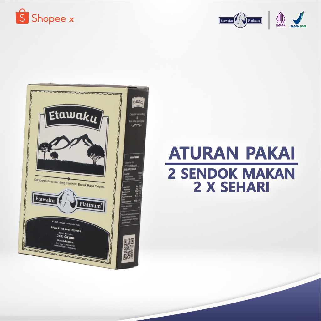 

Paket 3 Box Susu Etawaku Platinum Original - Solusi Masalah Pernafasan Batuk TBC Paru Paru dengan Terapi Susu