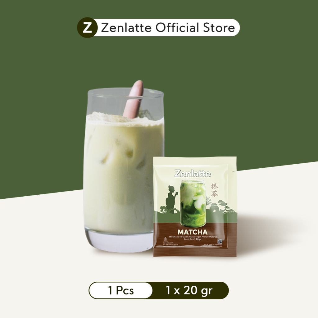 

Zenlatte Matcha - 1 Pcs | Bubuk Matcha | Matcha Latte
