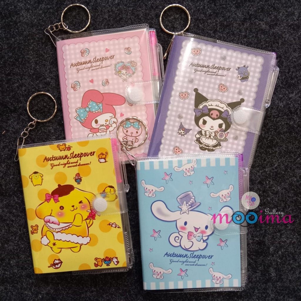 

Buku notes mini karakter SANRIO free pen / stationery sanrio pen