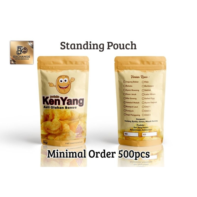 

kemasan standing fouc costom