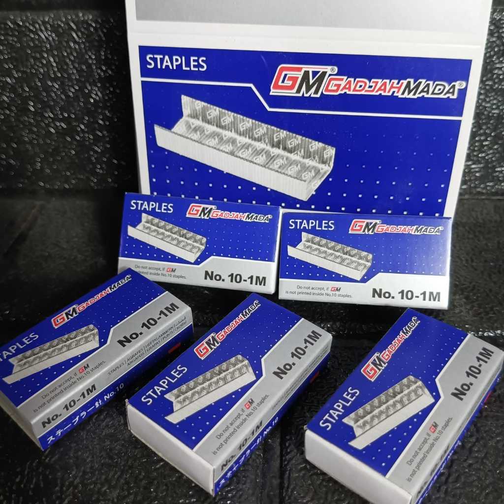 

Isi stapler / Staples GM No. 10 - 1M PREMIUM