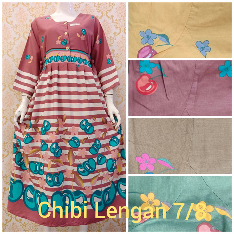 DASTER CHIBI LENGAN 7/8 CAP BATIK HAP | DASTER PREMIUM | DASTER TEBAL | DASTER PEKALONGAN