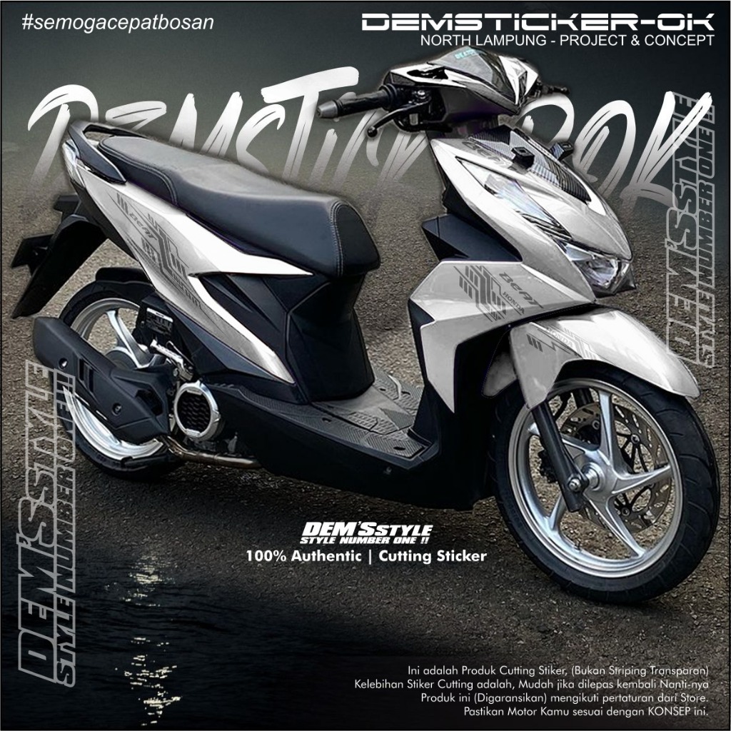 CUTTING STICKER STRIPING BEAT DELUXE 2020-2023 | STIKER VARIASI BEAT NEW 2022 SUDAH DICUTTING