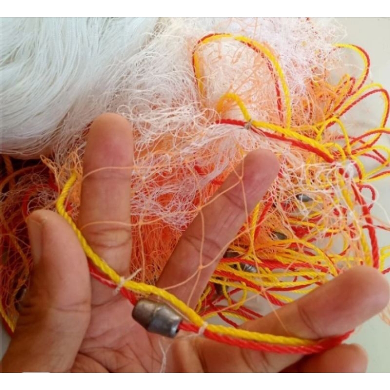 Jaring Udang 3 lapis Nylon komplit