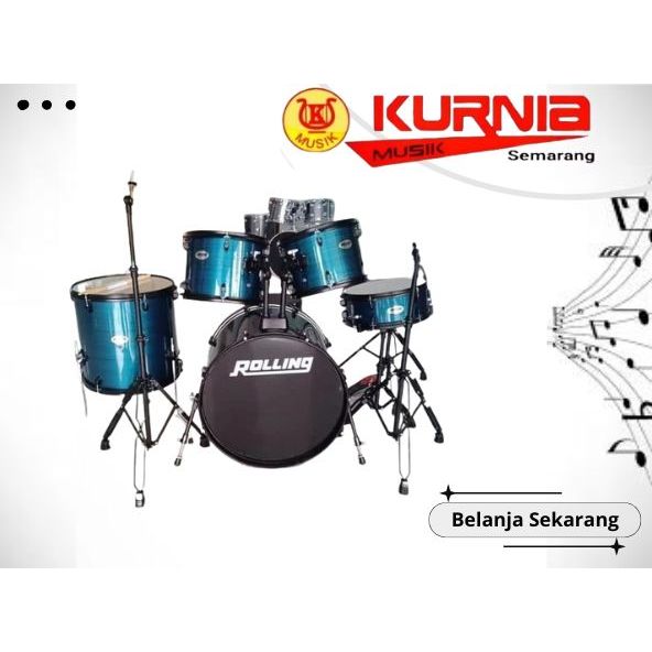 Rolling JB 1016 / JB-1016 / JB1016 Drum Set Akustik