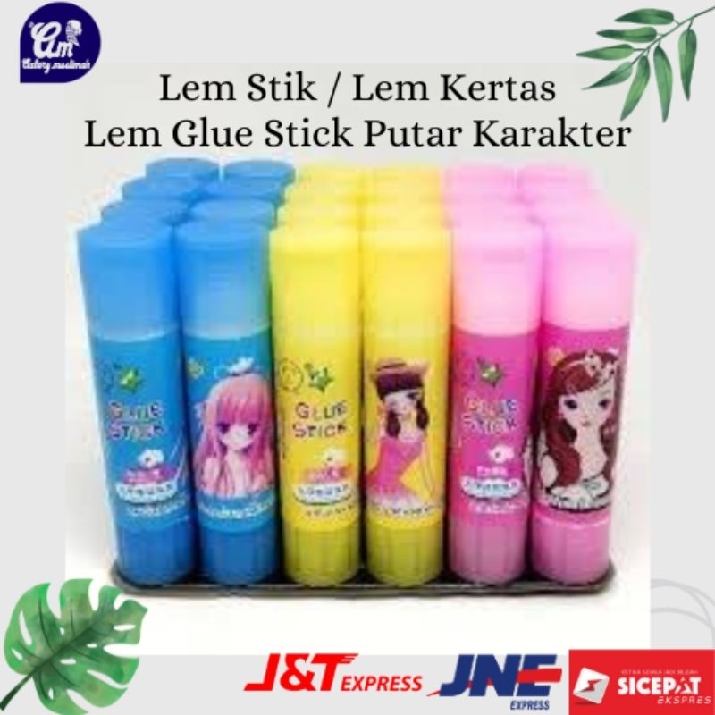 

Lem Stik / Lem Kertas / Lem Glue Stick Putar Karakter