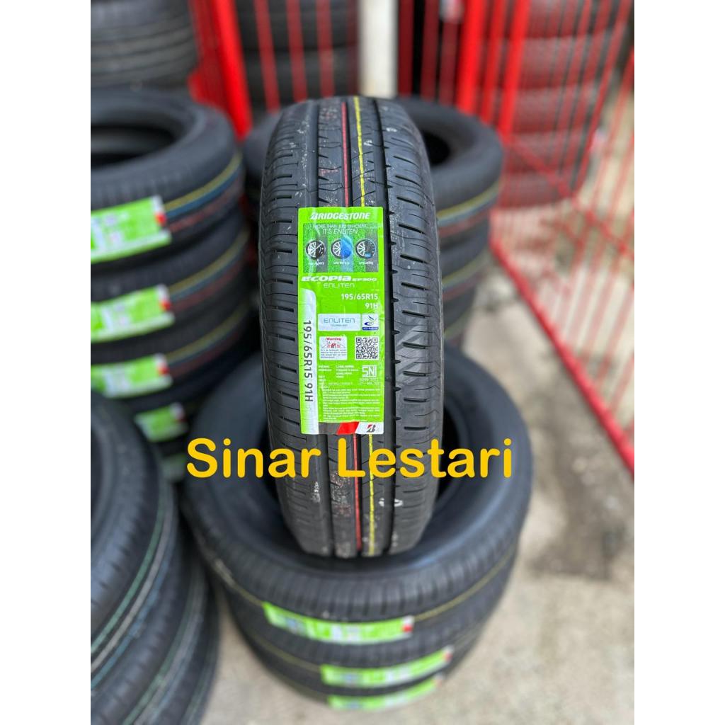 Ban Bridgestone Ecopia EP300 Enliten 195 65 R15 91S cocok untuk Grand Max,Livina,Apv Dan Lain-Lain B