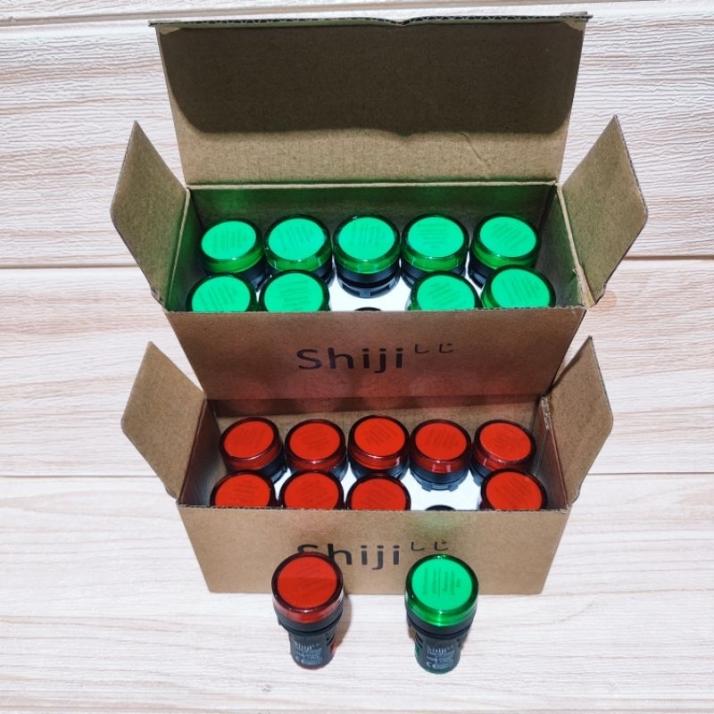 Lampu Pilot 220v Untuk Panel Listrik Lampu Indikator Indicator Box Panel Merah Hijau Pilot Light