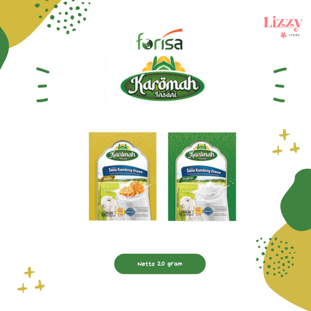 

Karomah Insani Susu Kambing Etawa Sachet 25gram