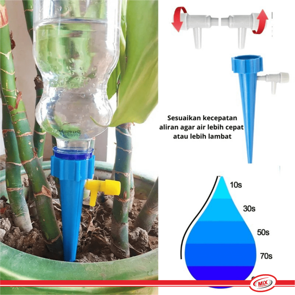 Alat Tetes Tanaman Otomatis Water Cone / Infus Tanaman / Irigasi