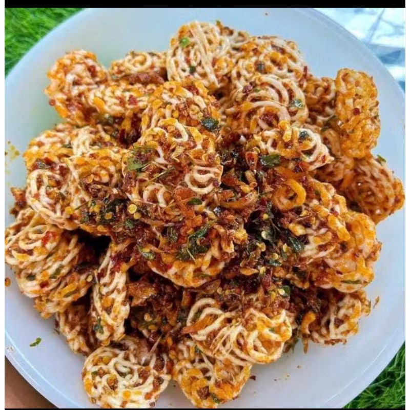 

kerupuk seblak mawar extra hots