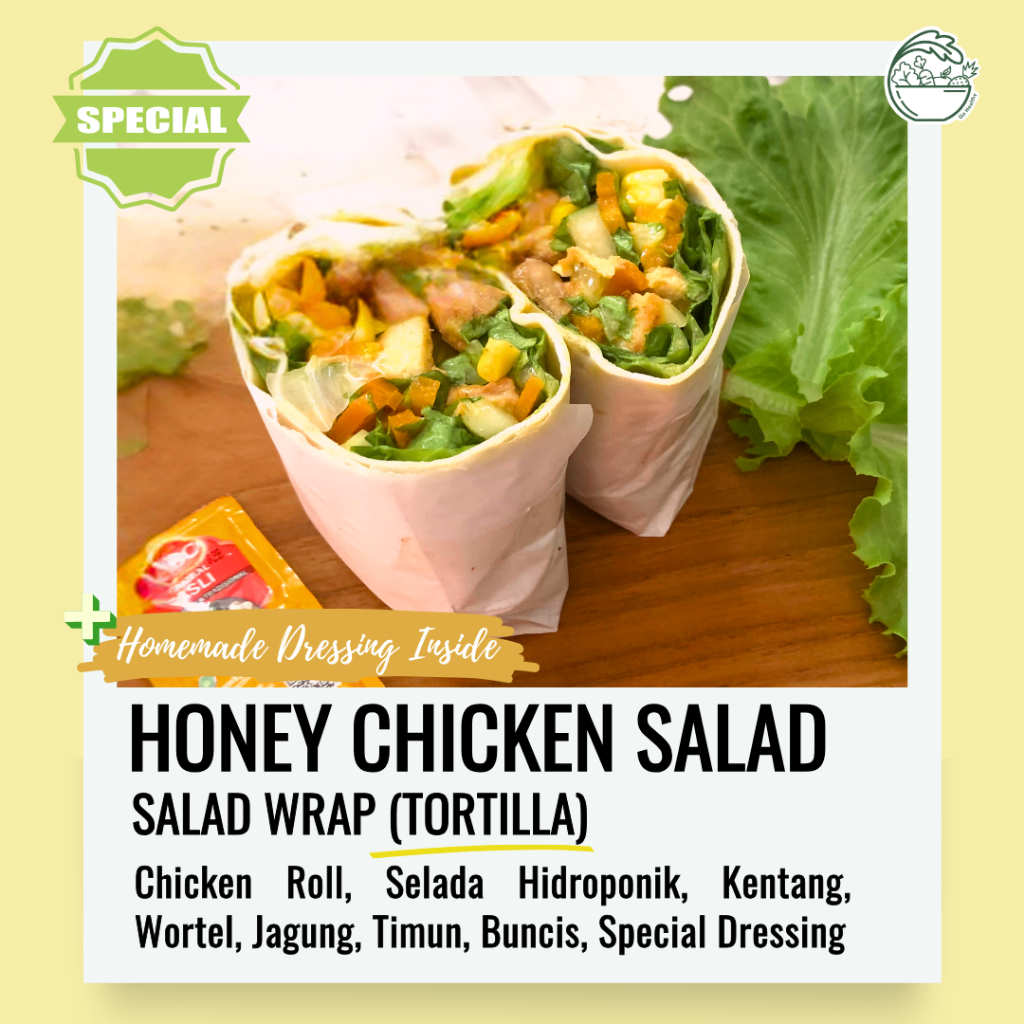 

Honey Chicken Salad Box/Wrap - Go Healthy Food