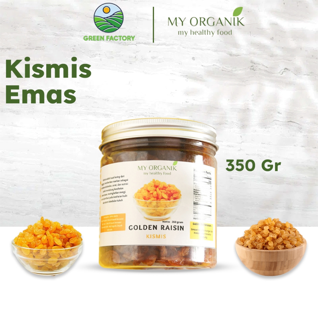 

My Organik Kismis Golden Raisins Premium Organik Original 100% Raisin Simin Organic