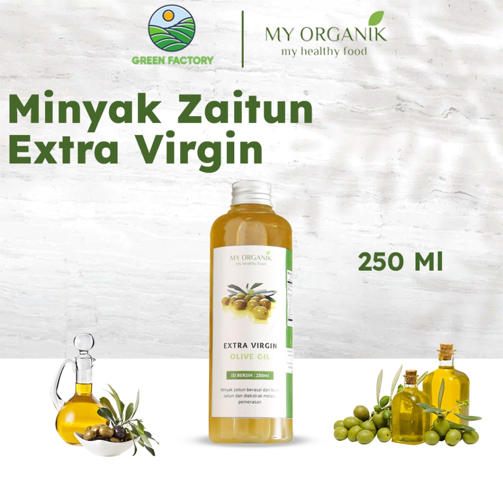 

My Organik Extra Virgin Olive Oil 250ml - Minyak Zaitun Murni