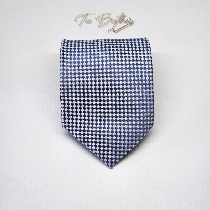 dasi panjang long tie pria dewasa big jumbo ukuran besar untuk orang tua motif warna biru blue dan u