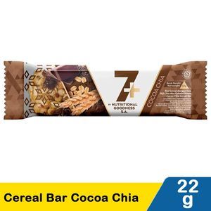 

7+ nutrion-tional goodness cocoa chia bar 22gr