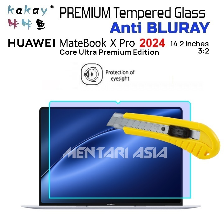 Tempered Glass HUAWEI MateBook X Pro 2024 - KAKAY Premium ANTI BLURAY Glass