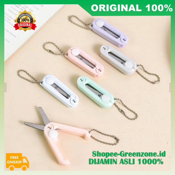 

Mini Folding Scissors Gunting Lipat Mini Portable 2 PCS 100% ORIGINAL ASLI