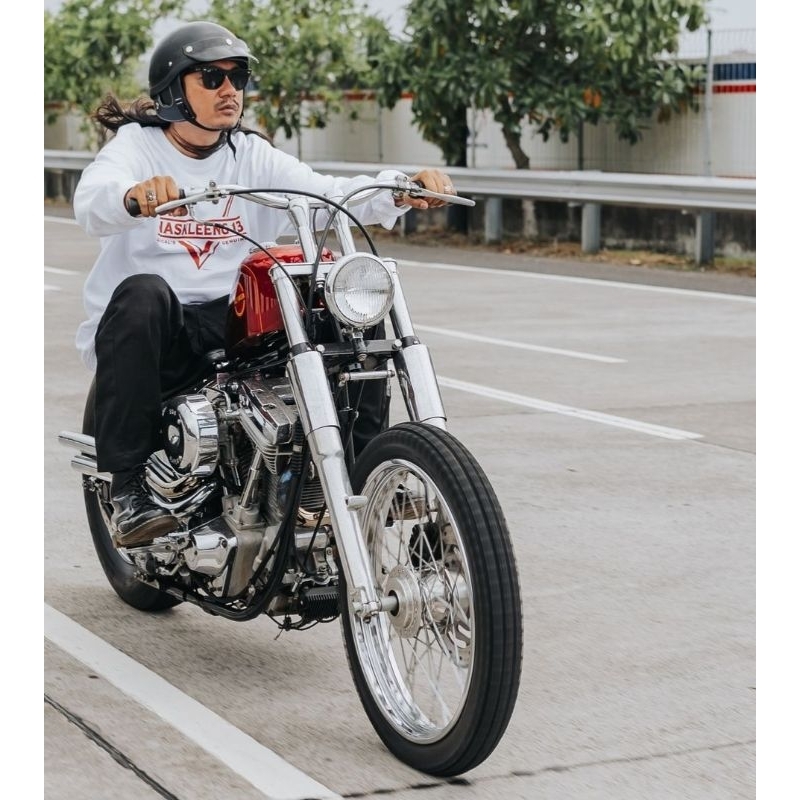 NASKLEENG13 - VTWIN WHITE CREWNECK