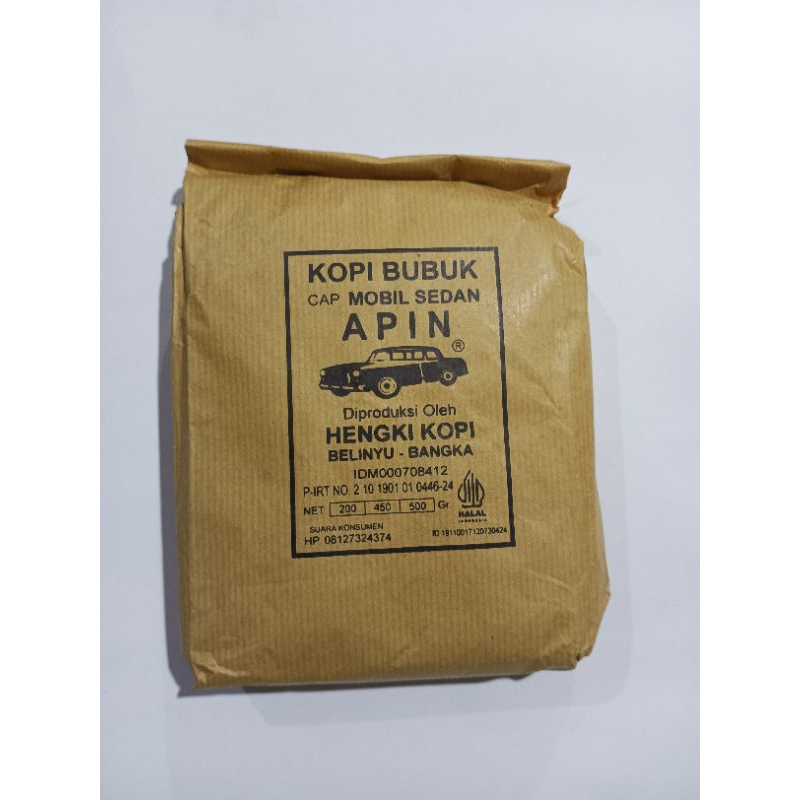 

Kopi Apin Belinyu 500gr