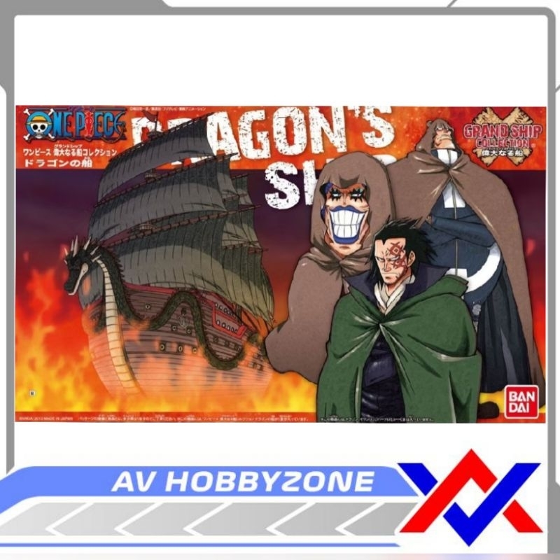 One Piece Plamo Dragons Ship Grand Ship Collection Bandai