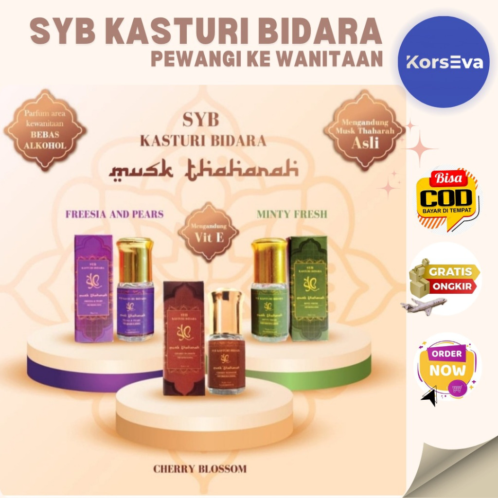 Parfum Syb Kasturi Bidara Musk Thaharah Pewangi Untuk Daerah Kewanitaan