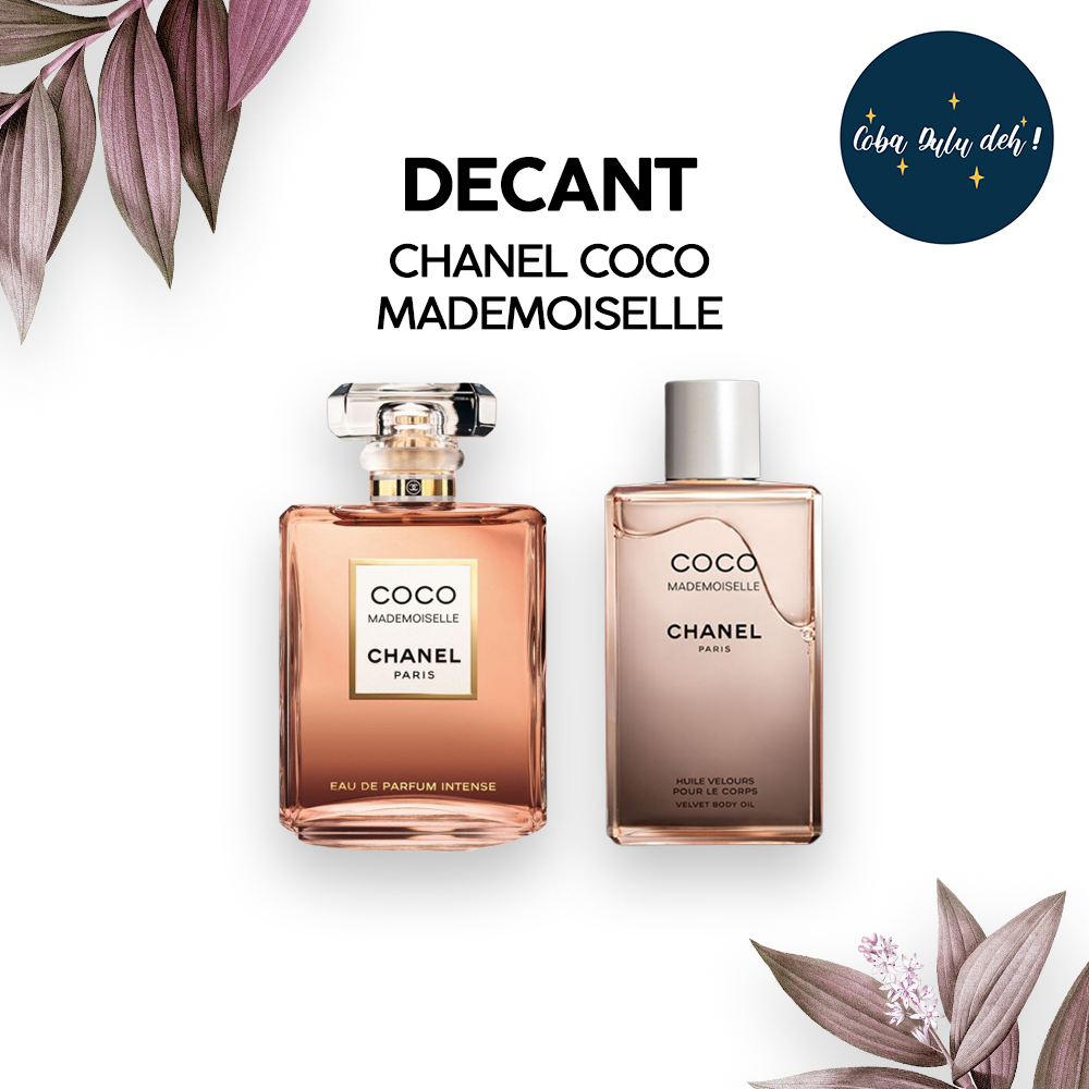 Decant Parfum Original Chan*l Coco Mademoiselle EDP / Intense / Velvet Body Oil