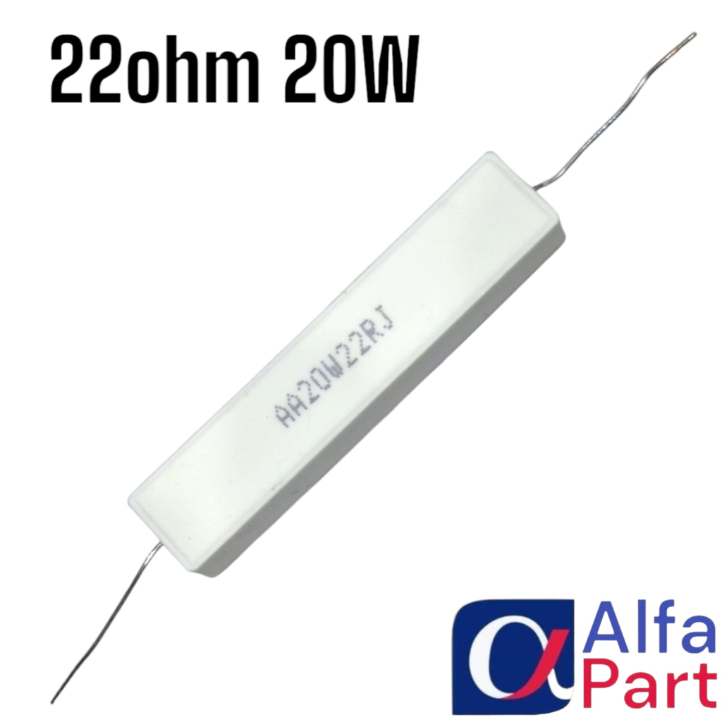RESISTOR 20W 22 OHM PUTIH BAGUS