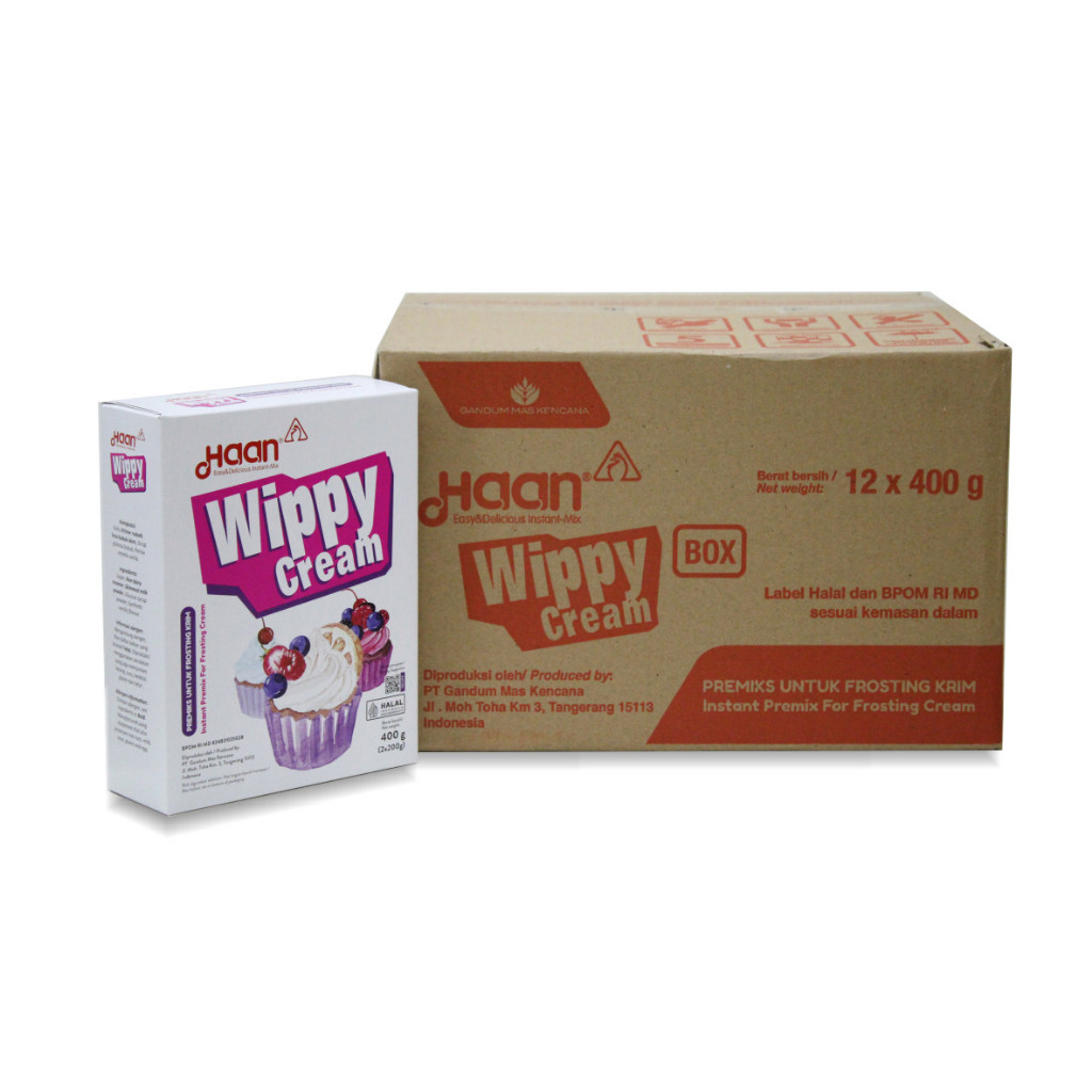 

Haan Wippy Cream Kemasan 400 Gram