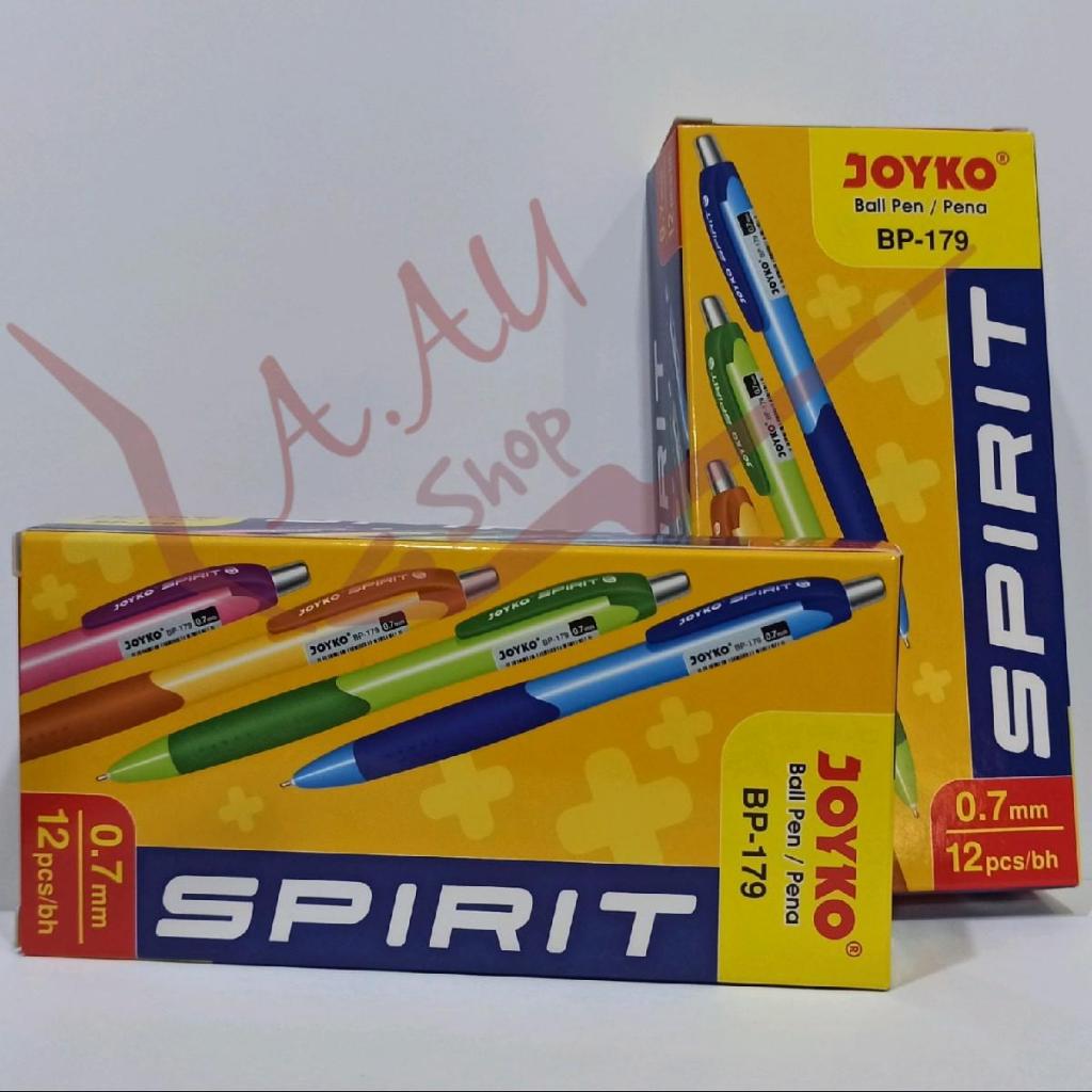 

Pena Joyko Spirit BP-179 (1Pack isi 12Pcs) / Pulpen JK Spirit BP 179