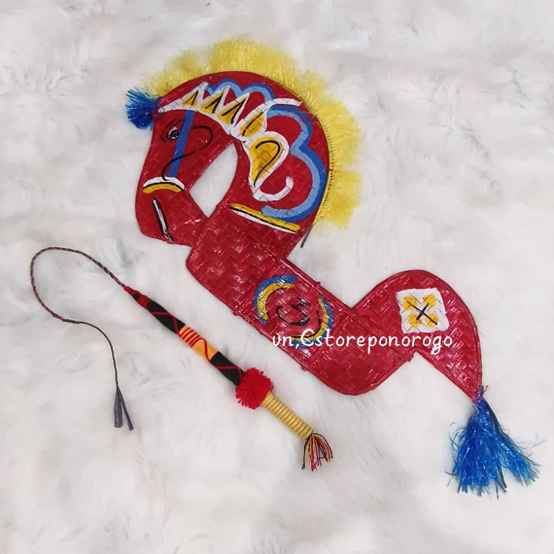 JARANAN ANAK + PECUT PAKET MURAH / kuda lumping / kuda lumping anak / kuda pegon / barongan / devil 