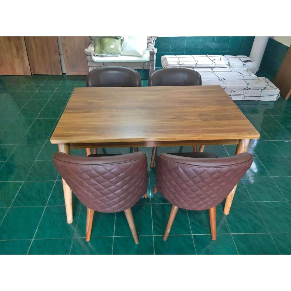 Set Kursi Makan Jok Terbaru Kayu Jati