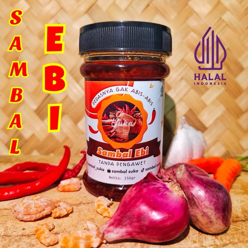 

Sambal Ebi Suka 150ML Tanpa Pengawet