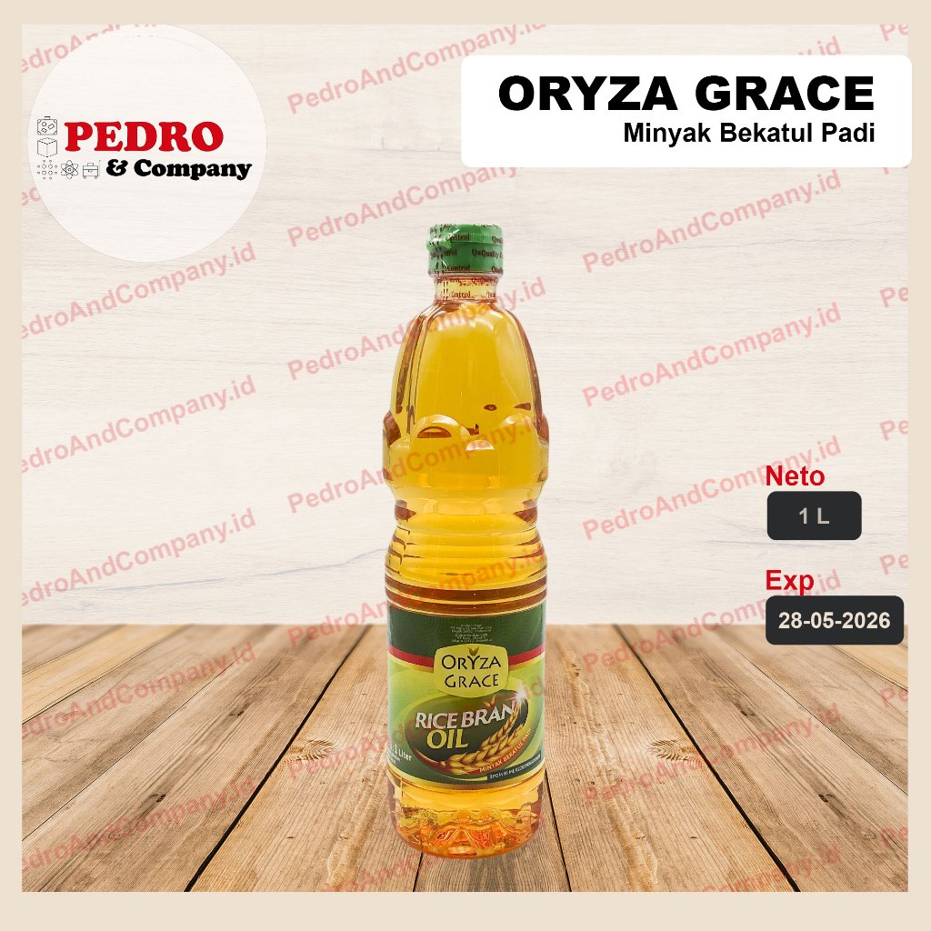 

oryza grace rice bran oil 1 liter - minyak beras 1L thailand