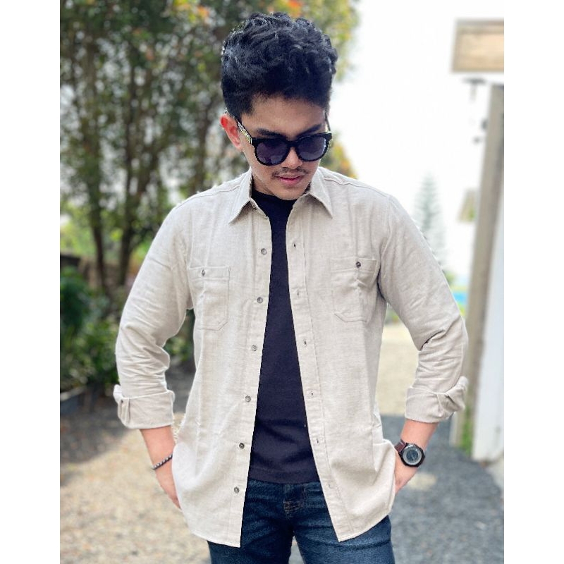 Landman/Noe shirt/Kemeja pria/Kemeja flanel/Kemeja tangan panjang/Long sleeve flannel/Flannel shirt