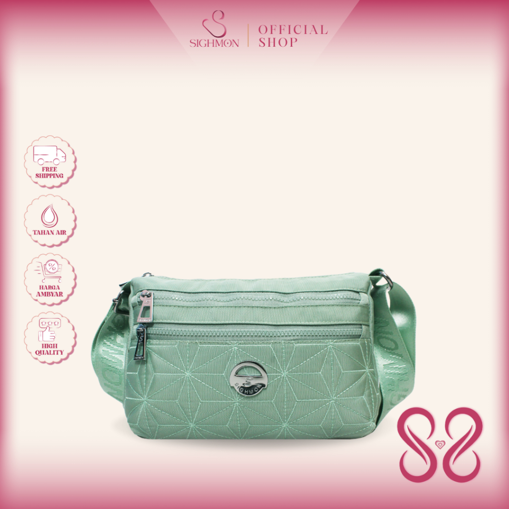 SIGHMON - Kiyoko Bag - Tas Selempang Wanita Import SlingBag Waterproof Premium