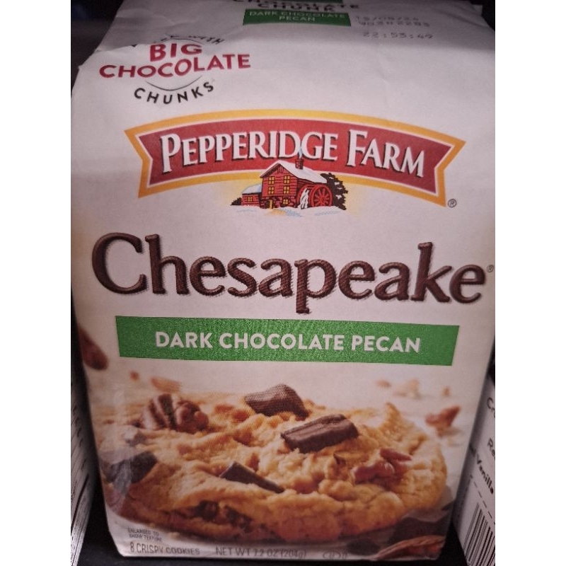 

Pepperidge Farm Chesapeake Dark Chocolate Pecan Expired 15 Agustus 2024