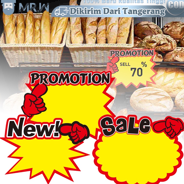 

5pcsSet Kertas Harga Promo Pop Card Price Tags Kertas Penjepit Harga Tulisan Sale Kartu Promosi KODE E4N8