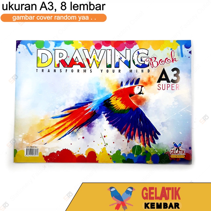 

PER PACK BUKU GAMBAR A3 GLATIK KODE I1Z5