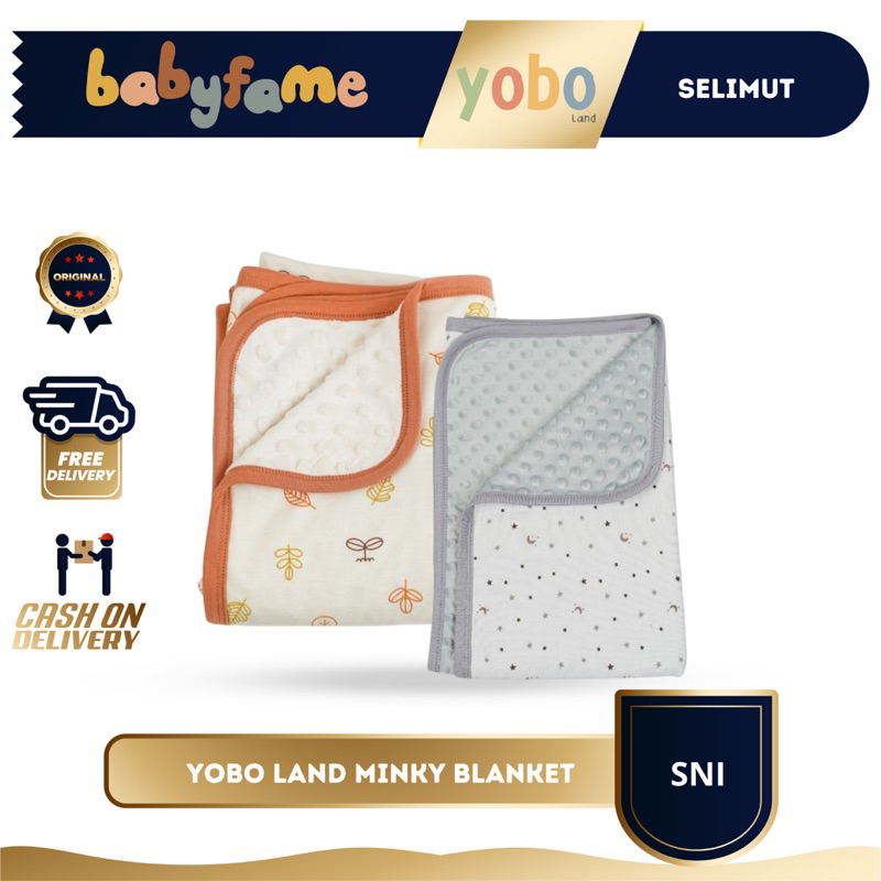 YOBO LAND MINKY BLANKET | SELIMUT BABY