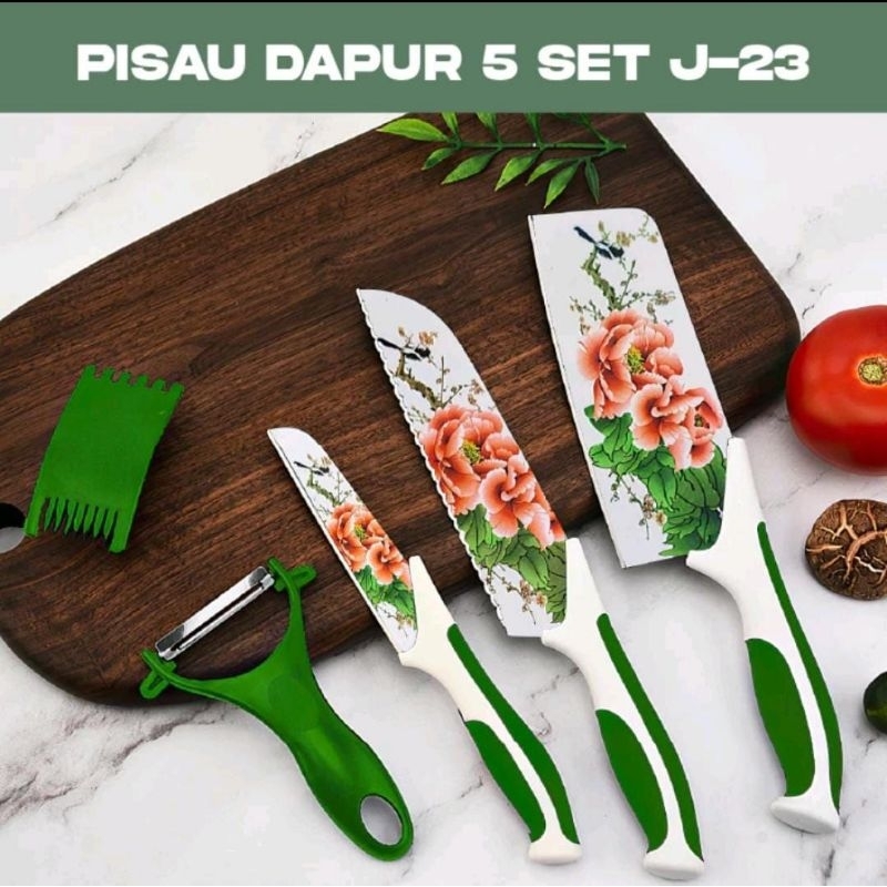 PISAU SET BUNGA HIJAU
