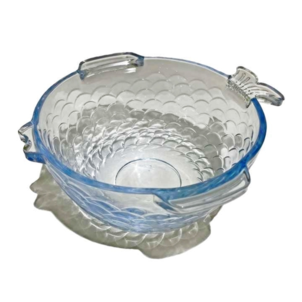 Mangkok Saji / Wadah saji kaca Set motif cantik volume 500ml