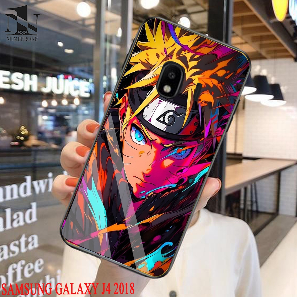 Case Samsung Galaxy J4 2018 [Anime Naruto] Aneka casing, case, kondom hp, custom case, case aestheti