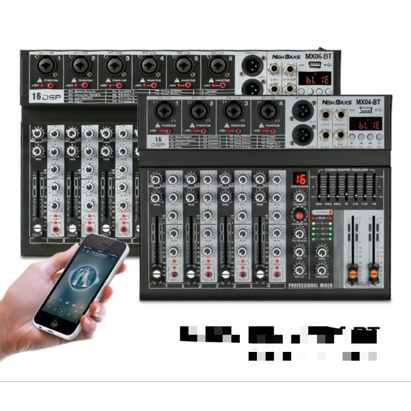 profesional mixer 6 channel original