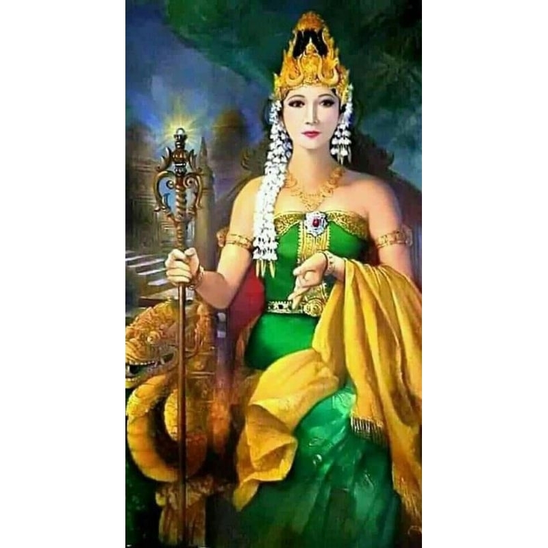 poster cetak,Bunda ratu kidul, hiasan dinding, tanpabingkai
