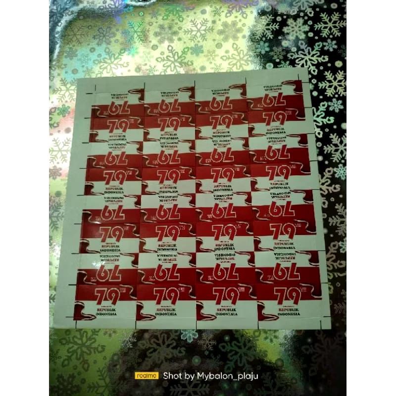 

stiker pipi merah putih HUT RI 79 promo